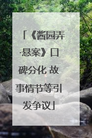 《酱园弄·悬案》口碑分化 故事情节等引发争议