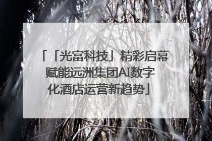 「光富科技」精彩启幕 赋能远洲集团AI数字化酒店运营新趋势