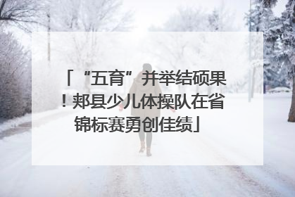 “五育”并举结硕果！郏县少儿体操队在省锦标赛勇创佳绩