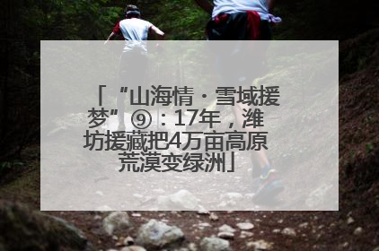 “山海情・雪域援梦”⑨：17年，潍坊援藏把4万亩高原荒漠变绿洲