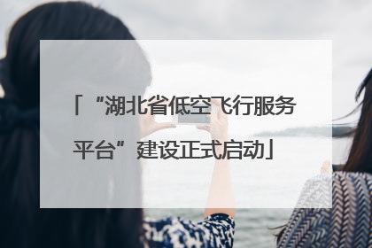 “湖北省低空飞行服务平台”建设正式启动