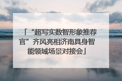 “超写实数智形象推荐官”齐风亮相济南具身智能领域场景对接会
