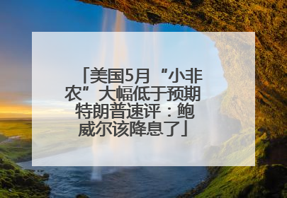 美国5月“小非农”大幅低于预期 特朗普速评：鲍威尔该降息了
