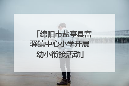 绵阳市盐亭县富驿镇中心小学开展幼小衔接活动