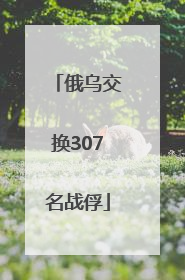 俄乌交换307名战俘