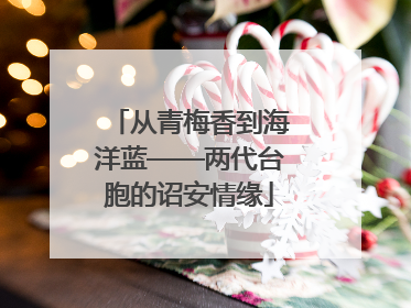 从青梅香到海洋蓝——两代台胞的诏安情缘