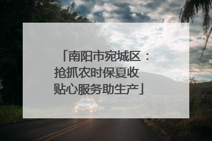 南阳市宛城区：抢抓农时保夏收 贴心服务助生产
