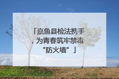嘉鱼县检法携手，为青春筑牢禁毒“防火墙”