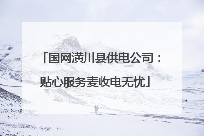 国网潢川县供电公司：贴心服务麦收电无忧