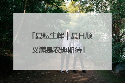夏耘生辉｜夏日顺义满是农趣期待