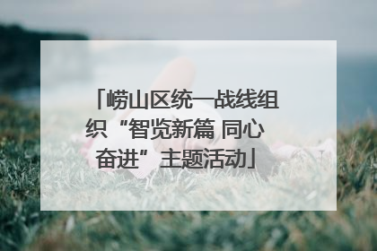 崂山区统一战线组织“智览新篇 同心奋进”主题活动