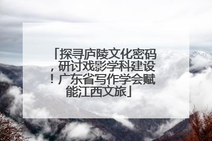探寻庐陵文化密码，研讨戏影学科建设！广东省写作学会赋能江西文旅