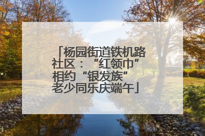 杨园街道铁机路社区：“红领巾”相约“银发族” 老少同乐庆端午