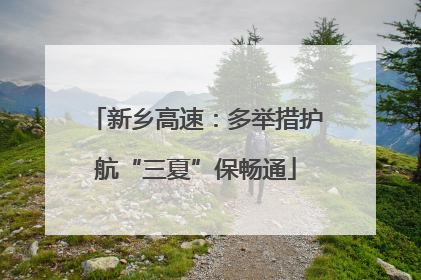 新乡高速：多举措护航“三夏”保畅通
