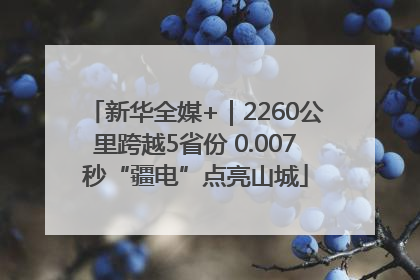 新华全媒+｜2260公里跨越5省份 0.007秒“疆电”点亮山城
