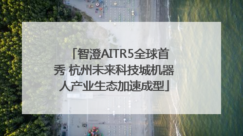 智澄AITR5全球首秀 杭州未来科技城机器人产业生态加速成型