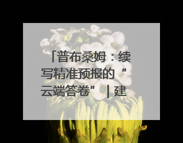 普布桑姆：续写精准预报的“云端答卷”｜建功预报一线