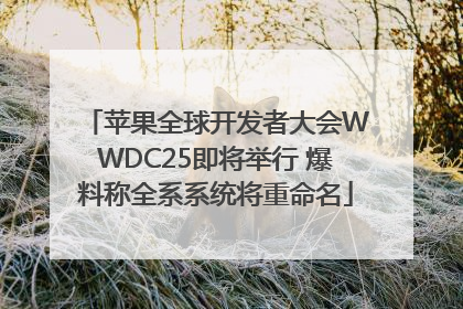 苹果全球开发者大会WWDC25即将举行 爆料称全系系统将重命名