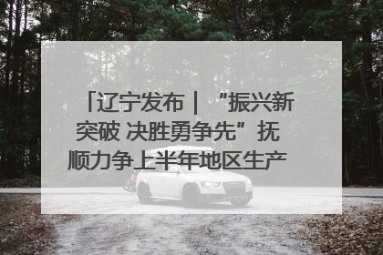辽宁发布｜“振兴新突破 决胜勇争先”抚顺力争上半年地区生产总值增长7%左右