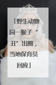 野生动物园一猴子“丑”出圈，当地保育员回应