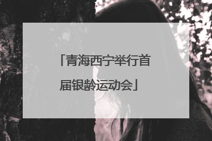 青海西宁举行首届银龄运动会