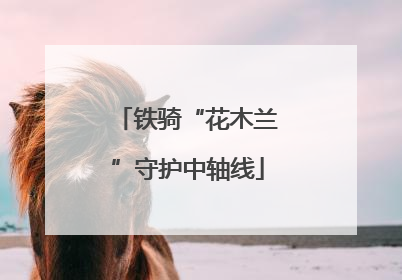 铁骑“花木兰”守护中轴线