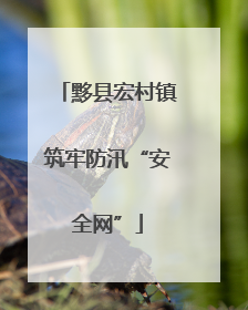 黟县宏村镇筑牢防汛“安全网”