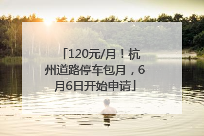 120元/月！杭州道路停车包月，6月6日开始申请