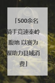 500余名骑手竞速秦岭腹地 以赛为媒助力县域消费