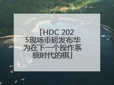HDC 2025现场重磅发布华为在下一个操作系统时代的棋